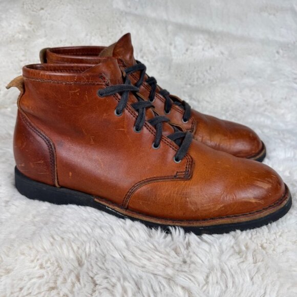 Danner Mens Forest Heights II Piedmont Leather Chukka Work Ankle Boots Size 8 EE - Picture 1 of 10